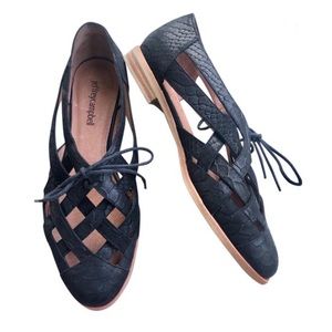 Jeffrey Campbell Oxford cut out flats